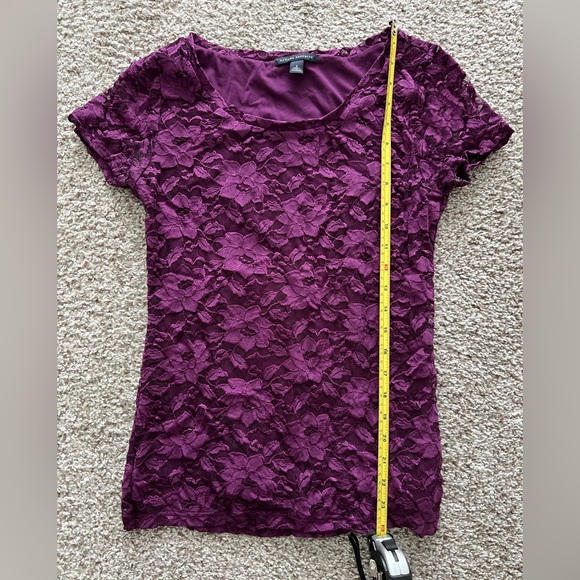 Banana Republic Lace Short Sleeve Blouse - Picture 3 of 4